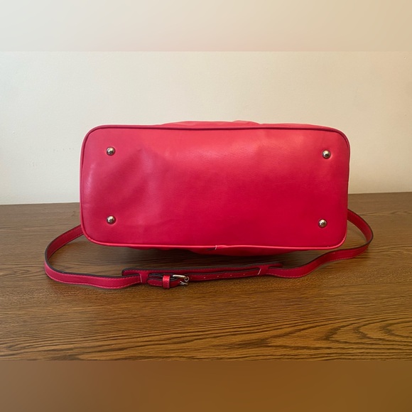 London Fog  Leather & Tweed Handbag - Picture 3 of 8